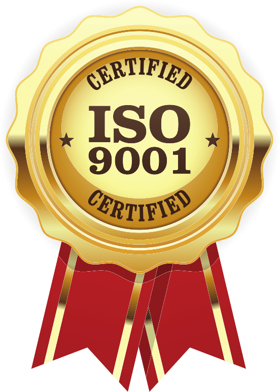 Selo de certificação ISO 9001